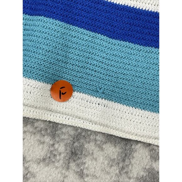 St John‎ Sports Knits Womens Tank Top/Cardigan Set Size S/M Striped Button Up - Picture 3 of 16